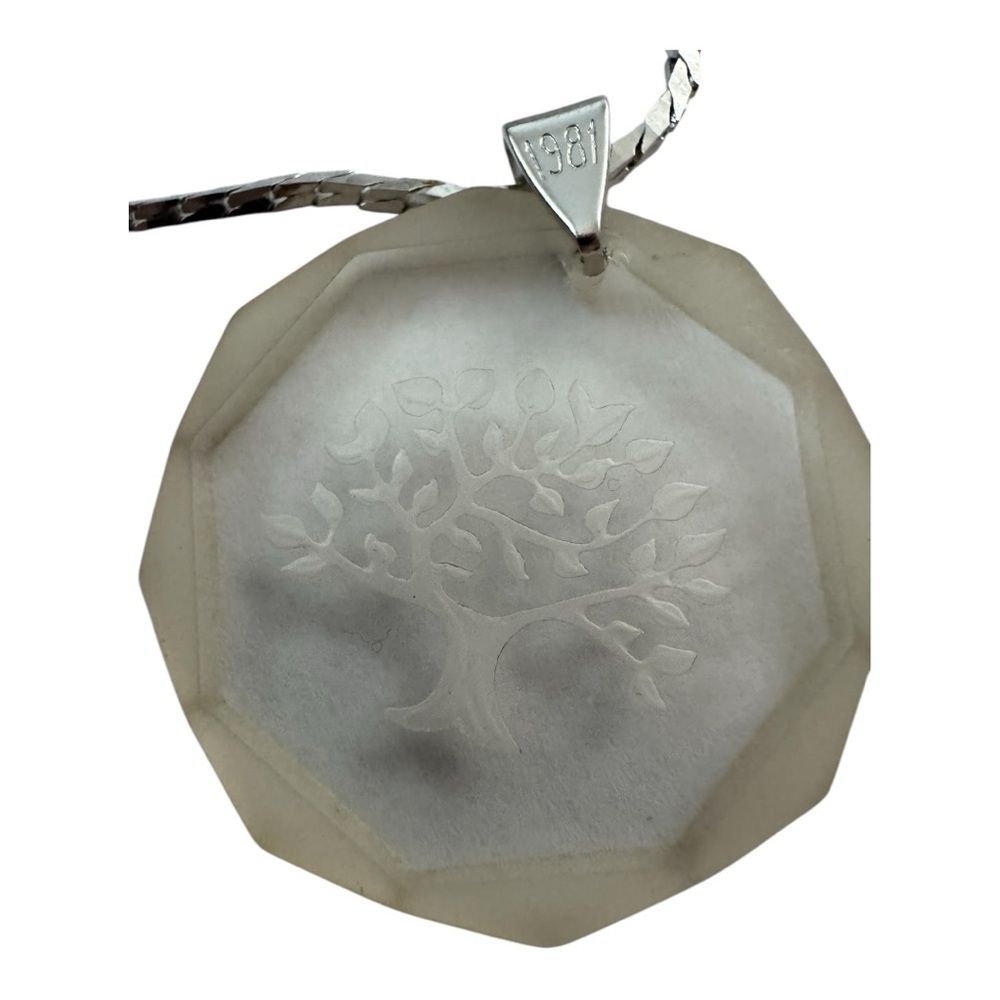 Vintage 1981 Crystal Pendant Tree - Picture 7 of 8